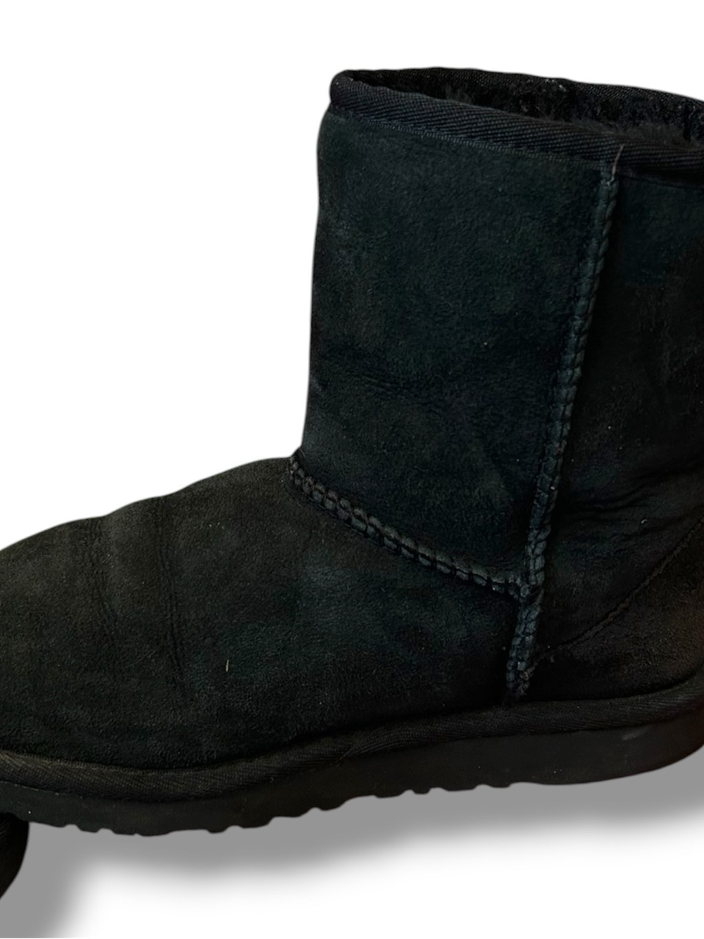 UGG Australia Girls Black Boots Size 3Y (FAIR CONDITION) - Picture 7 of 13